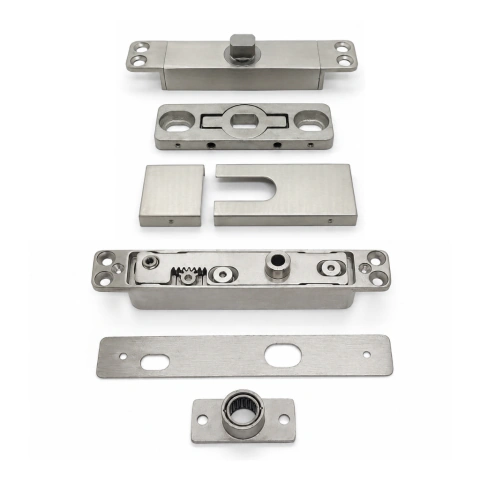 Kit Pivô Ajustável Completo para Porta Pivotante até 150kg com Fechamento Automático