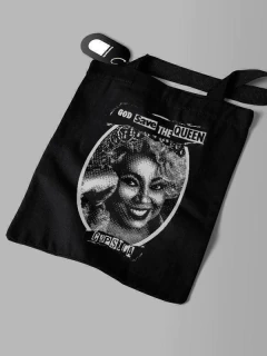 Ecobag Preta God Save The Queen Alcione