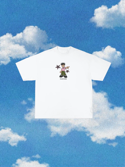 Remera Mangas Cortas Punk Boy - [Blanco] - comprar online