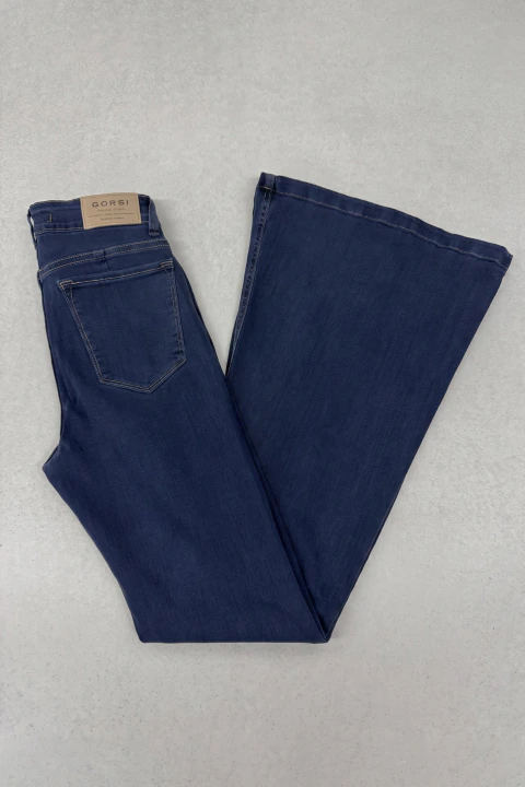 ART-3919 | | MAXI OXFORD BLUE BLACK ELASTIZADO GORSI JEANS