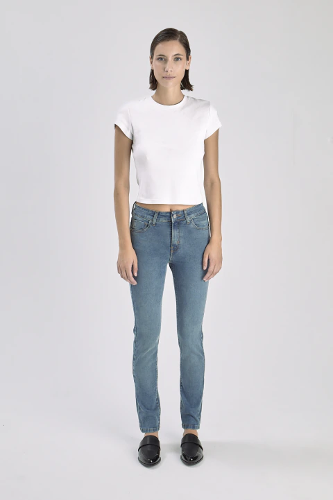 2600-8AP | PANTALÓN JEAN CHUPIN AITANA 3 AZUL VERTU