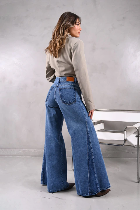ART-3896 | MAXI OXFORD PATCH NEVADO RÍGIDO TIRO INTERMEDIO GORSI JEANS RIGIDO