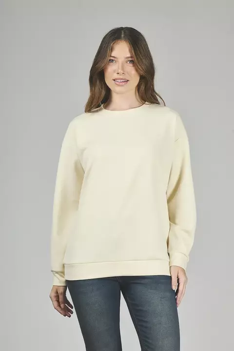 A-57 | BUZO CRUDO OVERSIZE BASICO TALLES DEL S AL XL CENITHO