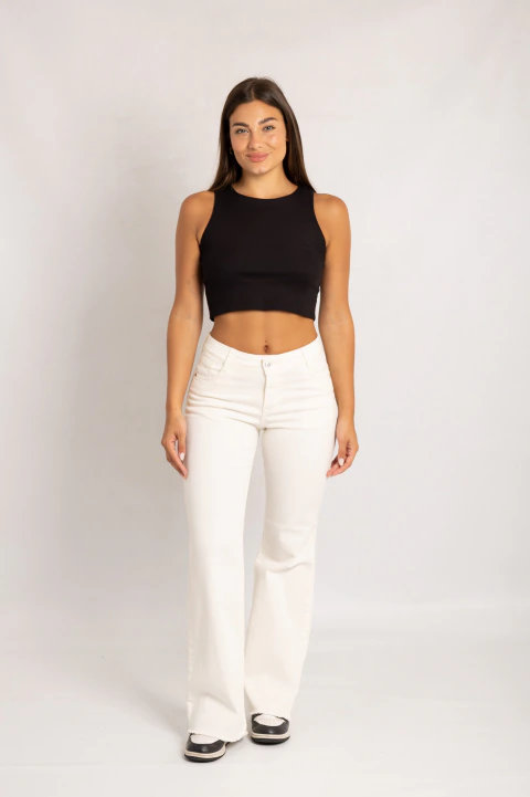 700 | ART. | WIDE LEG NATURAL DESFLECADO SEMI - VERSUS ELASTIZADO