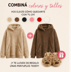 Buzo Teddy ® 2x1 + Pantuflas ❄️ - tripleB