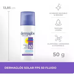 Dermaglós Protector Solar Facial Fps50 Fluido Invisible en internet