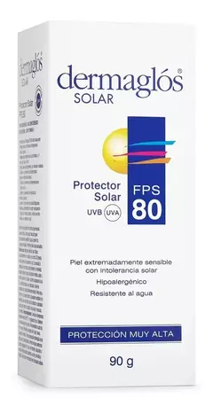 Protector solar Dermaglós 80FPS en crema - comprar online