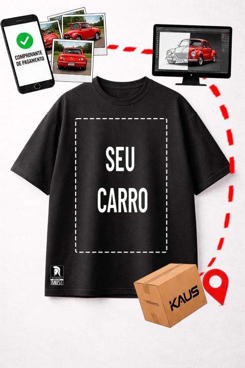 Personalizada com o Seu Carro – Arte Exclusiva Kaus