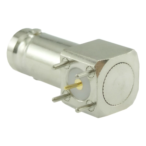 Conector Bnc 50 Ohms Fêmea Angular Pci Pinos 6,50mm Lf-17