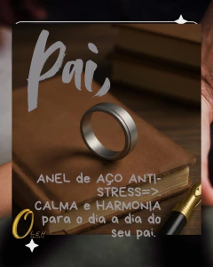 Anel Anti Stress aço - comprar online