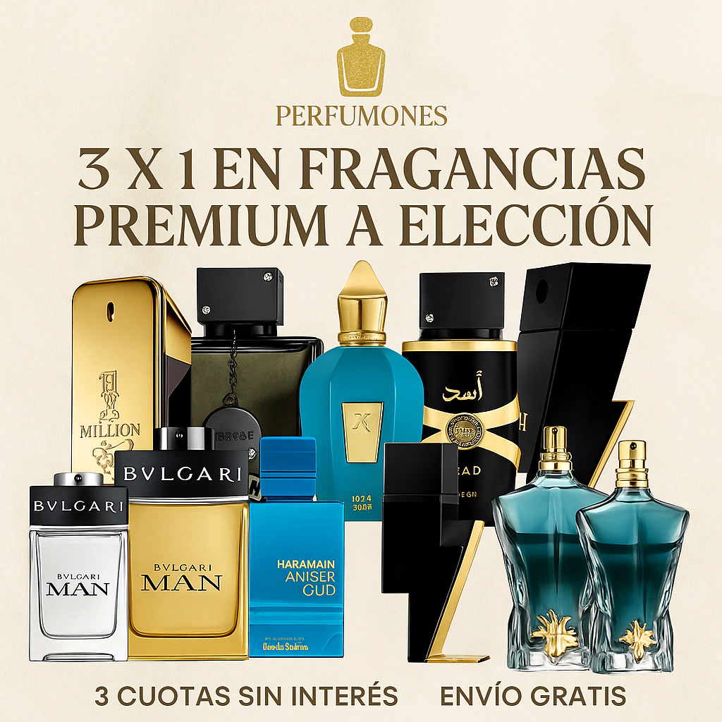 3 X 1 EN FRAGANGANCIAS DE DISEÑADOR! LAS MAS BUSCADAS! SEGUIMOS CON BLACK FRIDAY