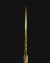 FACA FORJADA TURCA FULL GOLD 11´ - Imperador Bigode
