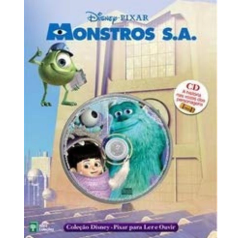 Classicos Disney-Pixar Para Ler E Ouvir - Monstros S.A.