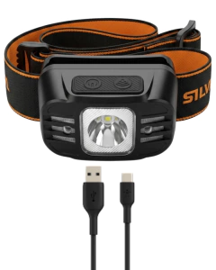 Linterna Frontal Sensor Movimiento Silvestre Recargable