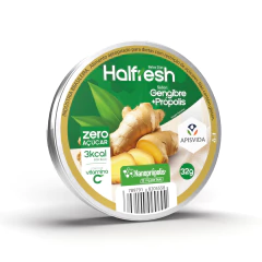Bala para Garganta Zero Açúcar Hallfresh Gengibre 32g | Com Nanoprópolis e Vitamina C