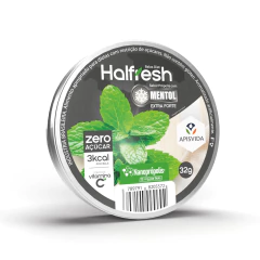 Bala para Garganta Zero Açúcar Hallfresh Mentol Extra Forte 32g | Com Nanoprópolis e Vitamina C