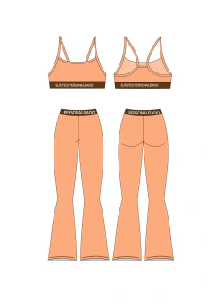 Conjunto top meio nadador + Legging cós elástico