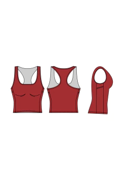 Regata nadador bolso lateral