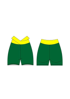 Short cós cruzado com abertura