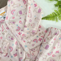 PIJAMA ARCO-IRIS BIXINHOS (3) MNA MIMOS BABY MIMOS BABY - comprar online