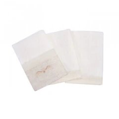 PANO DE BOCA LT NATURE BEG C/3 UN BORDADO 30X30 CM 531056 MINASREY