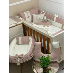 KIT BERCO AMER 8PÇS S.TEMA URSA DECORATIVA N. BABY
