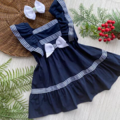 VESTIDO FEMININO AZUL MARINHO 19 4024 1 2001258-6826-1 KYLY