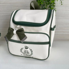 kit bolsa 4 peças (urso; creme; verde militr) - loja online