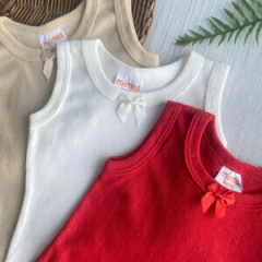 Kit 3 Regata (P) Vermelho/Branco/Angora - comprar online