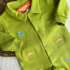macacao longo (P) verde dino sued salpicado KIT19 BABIES - comprar online