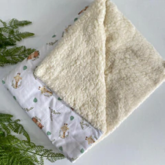 MANTA CARNEIRINHO DUPLA FACE BABY JOY FABULA ESTAM 51018635 INCOMFRAL