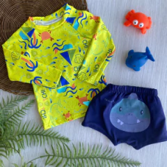 CONJUNTO ML TCHIBUM 02 AMARELO NEON 1.43864.02.AM0071 KAMYLUS