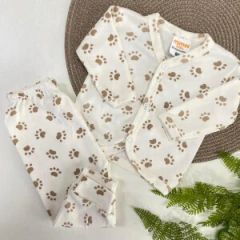 PIJAMA NEUTRO (M) PATINHAS MIMOS BABY MIMOS BABY