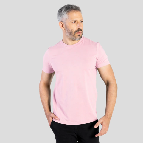 camiseta rosa