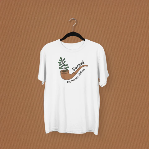 Camiseta Saravar os Preto Velho Masculina - comprar online