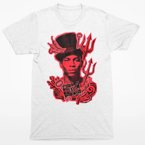 Camiseta Rosto Exu Feminina Baby Look - comprar online