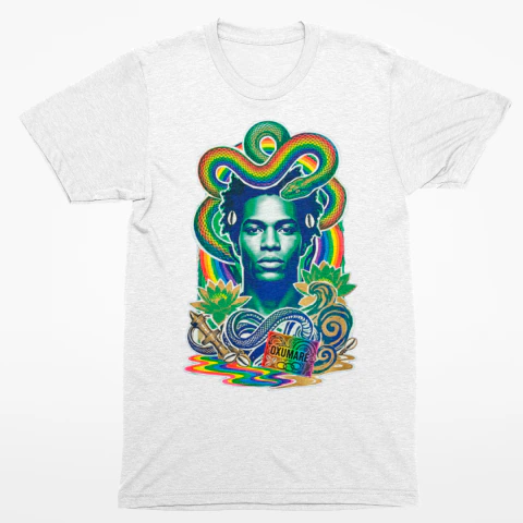 Camiseta Rosto de oxumaré Feminina Baby Look - comprar online