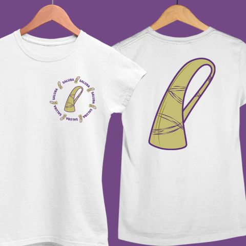 Camiseta Frentre e Verso Nanã Feminina Baby Look - comprar online