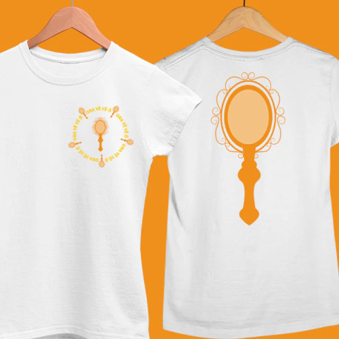 Camiseta Frente e Verso de Oxum Feminina Baby Look - comprar online