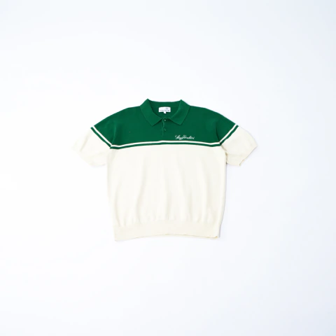 Sergio Tacchini Cable Knit Polo Shirt