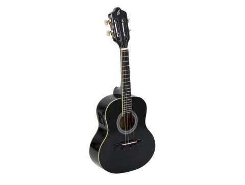 Cavaquinho eletroacústico Giannini CS-14 EP preto com corpo clássico e acabamento brilhante