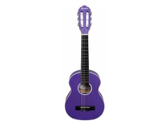 Violão infantil Giannini 1/4 na cor roxa com acabamento satin, cordas de nylon e design clássico adequado para crianças de 4 a 7 anos