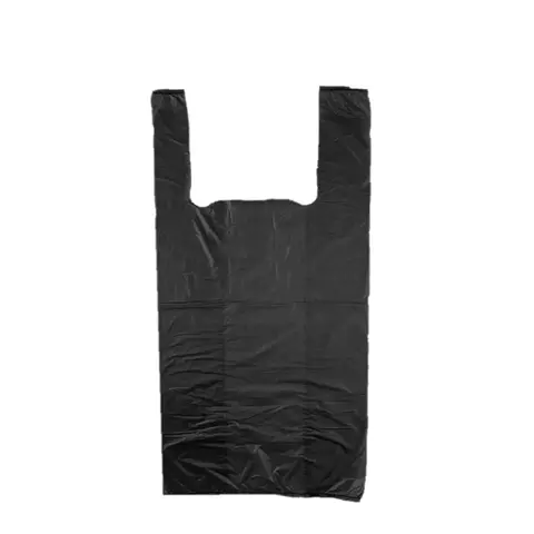 Bolsa Camiseta 45.55 A-d Impresa Ciudad Negra X 100 Unid