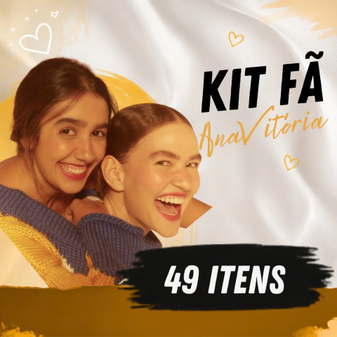KIT FÃ ANAVITÓRIA COM 49 ITENS