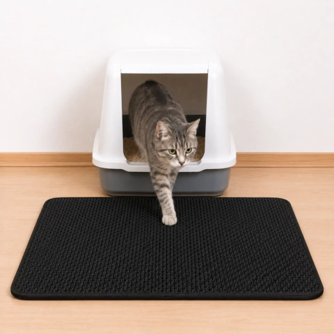 Tapete Higiênico para Caixa de Areia de Gatos - 60x45cm