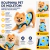 Roupa Pet Fleece Estampada para Cães e Gatos - azul claro - comprar online