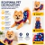 Roupa Pet Fleece Estampada para Cães e Gatos - azul e vermelho - comprar online