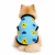 Roupa Pet Fleece Estampada para Cães e Gatos - azul claro na internet