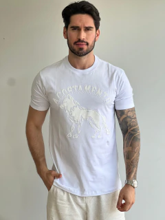 Camiseta Acostamento Casual Branca