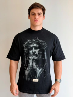 Camiseta Oversized The Hopers Jesus Preto